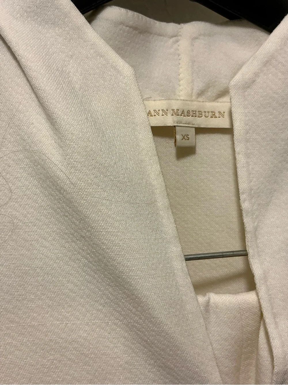 ANN MASHBURN Cream Textured Two-Piece Set wool blend - Picture 3 of 10